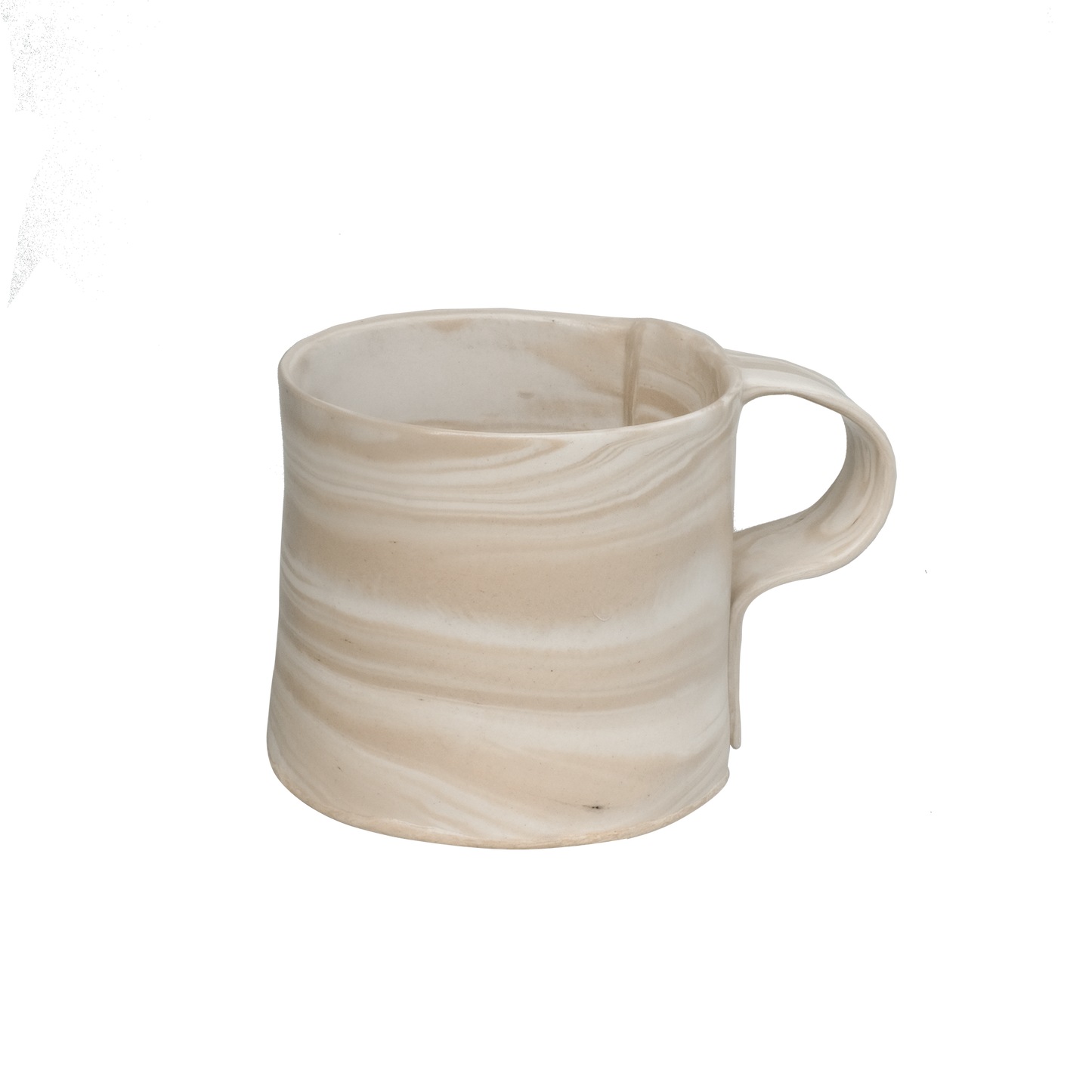 Pollygarden | Beige Marble Paper Mug