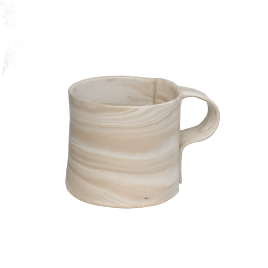 Pollygarden | Beige Marble Paper Mug
