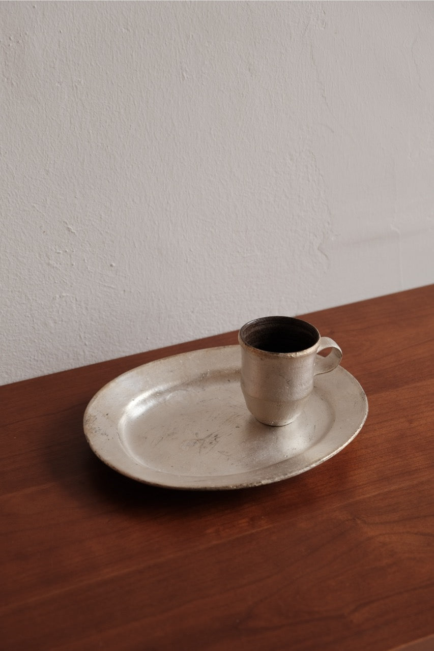 Wang Yu Liang | Handmade Silver Glaze Mug