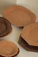 YU | Wooden Flower-shaped Plate Oval