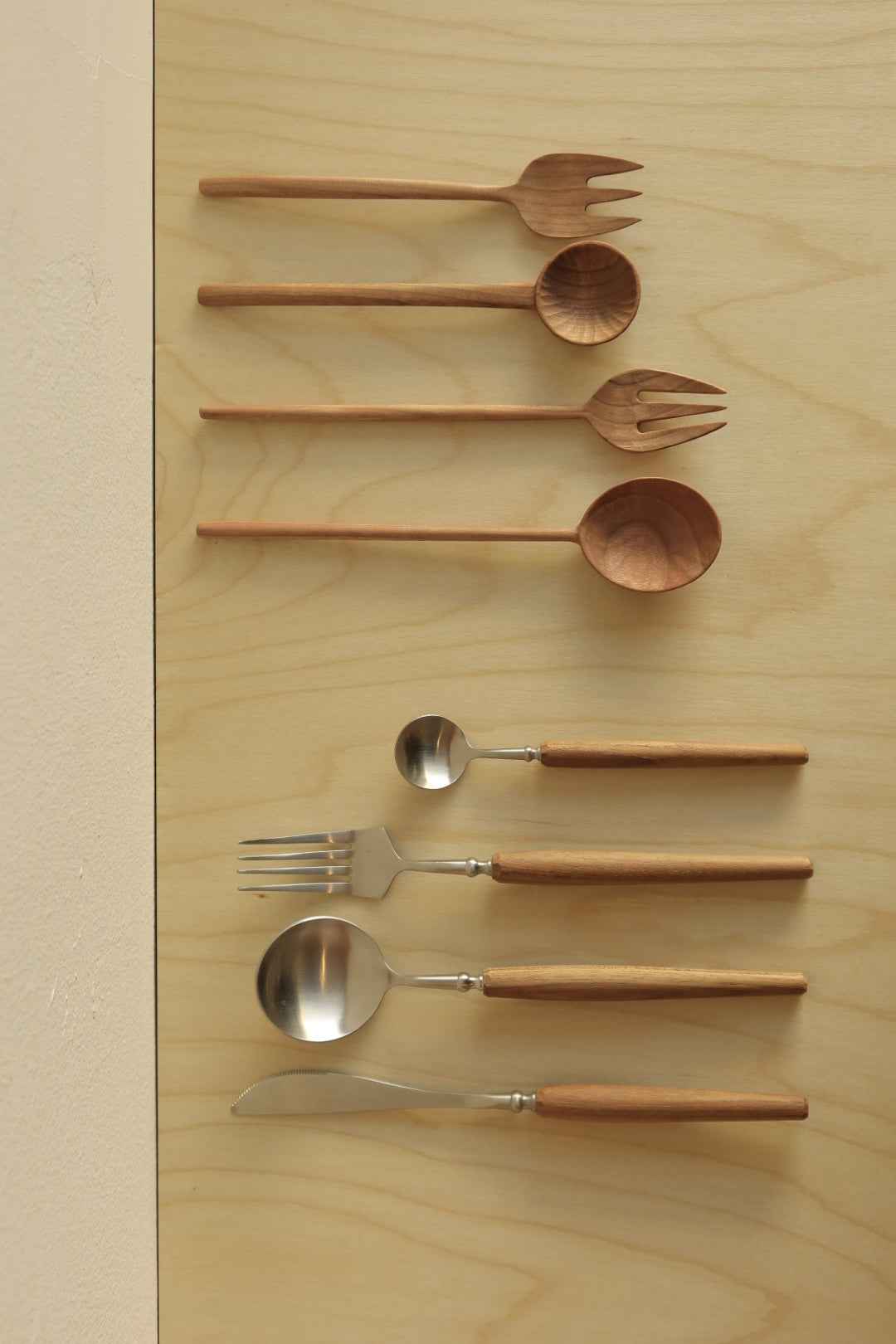 YU | Handmade Teak Wood Cutlery