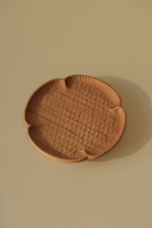 YU | Wooden Tea Plate Small